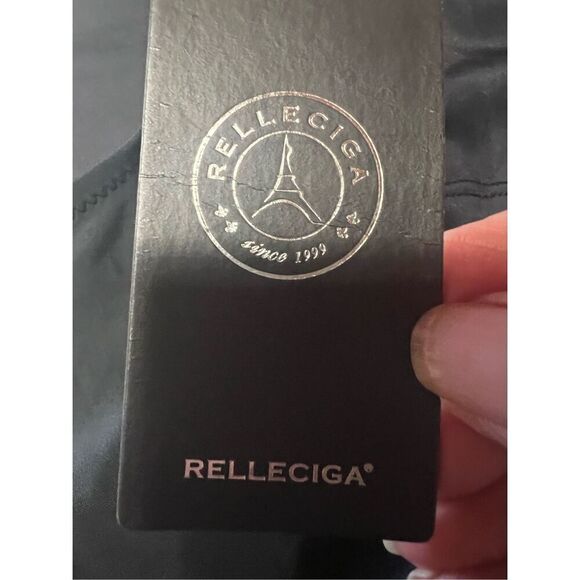 Relleciga Black Sz Lg High Cut Low Back Skimpy 1 Piece Thong Swimsuit NWT - Picture 4 of 7